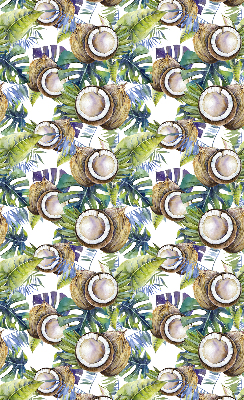 Modern roller blind Coconuts and their leaves