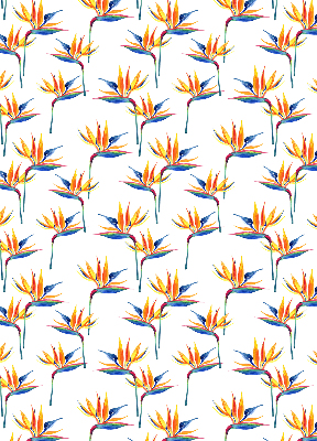 Roller blind for large window Colorful leaves