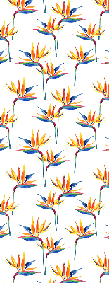 Roller blind for large window Colorful leaves