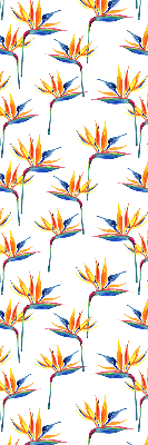 Roller blind for large window Colorful leaves