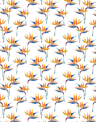 Roller blind for large window Colorful leaves