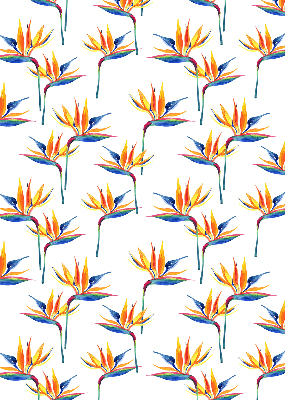 Roller blind for large window Colorful leaves