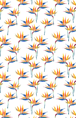 Roller blind for large window Colorful leaves