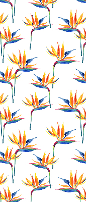 Roller blind for large window Colorful leaves
