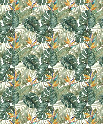 Modern roller blind Tropical plants