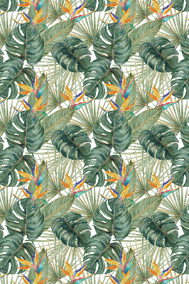 Modern roller blind Tropical plants
