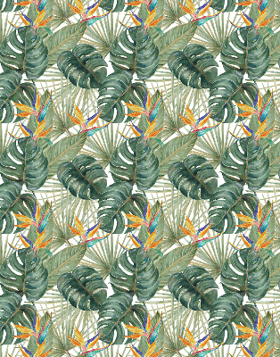 Modern roller blind Tropical plants