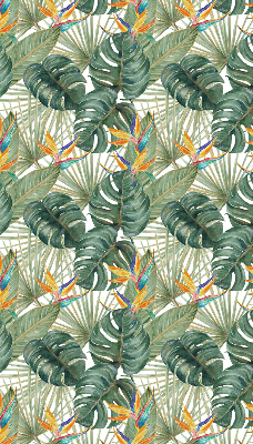 Modern roller blind Tropical plants