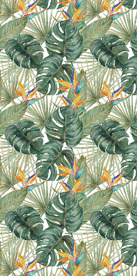 Modern roller blind Tropical plants