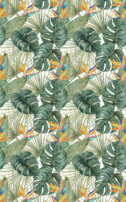 Modern roller blind Tropical plants