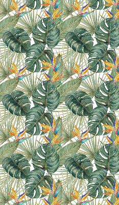 Modern roller blind Tropical plants