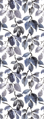 Fabric roller blind Dark leaves