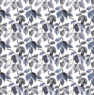 Fabric roller blind Dark leaves