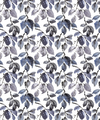 Fabric roller blind Dark leaves
