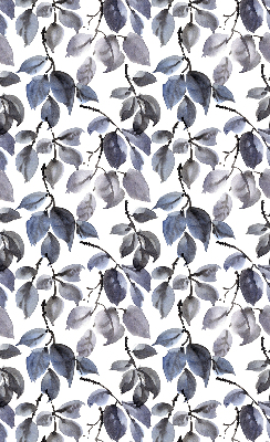 Fabric roller blind Dark leaves