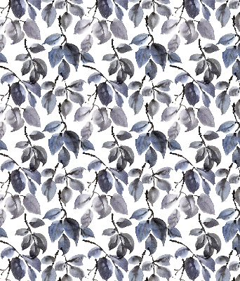 Fabric roller blind Dark leaves