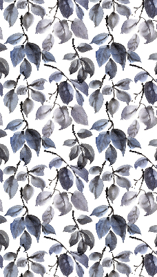 Fabric roller blind Dark leaves