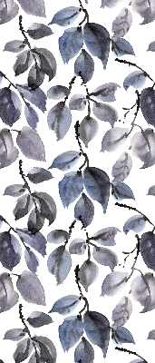 Fabric roller blind Dark leaves
