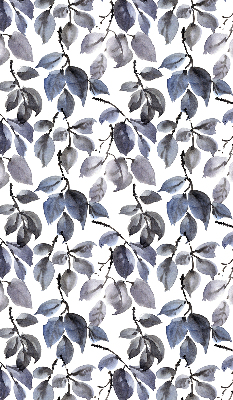 Fabric roller blind Dark leaves