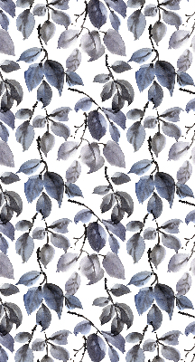 Fabric roller blind Dark leaves