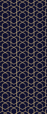 Modern roller blind 3d cube