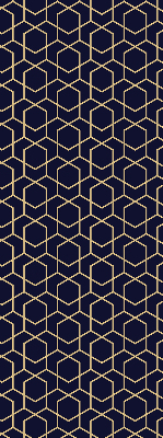 Modern roller blind 3d cube