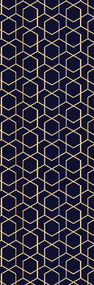 Modern roller blind 3d cube