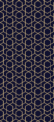 Modern roller blind 3d cube