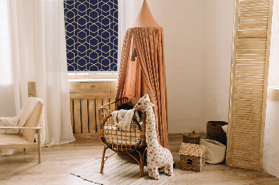 Modern roller blind 3d cube