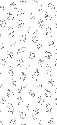 Roller blind for large window Geometric shapes