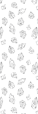 Roller blind for large window Geometric shapes