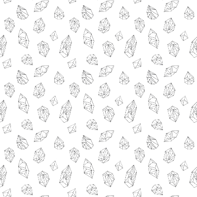 Roller blind for large window Geometric shapes