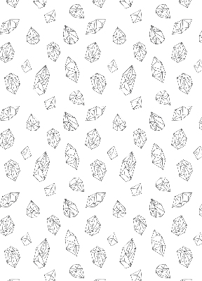 Roller blind for large window Geometric shapes