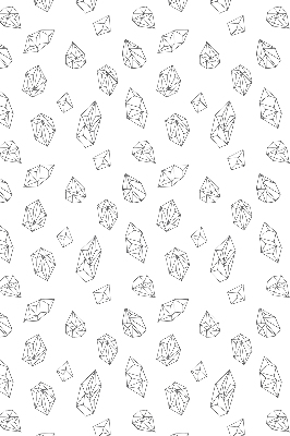 Roller blind for large window Geometric shapes