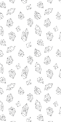 Roller blind for large window Geometric shapes