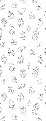 Roller blind for large window Geometric shapes