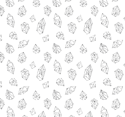 Roller blind for large window Geometric shapes