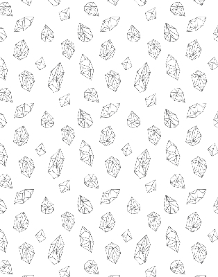 Roller blind for large window Geometric shapes