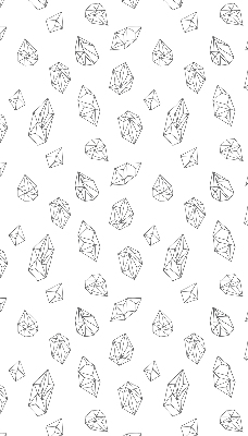 Roller blind for large window Geometric shapes