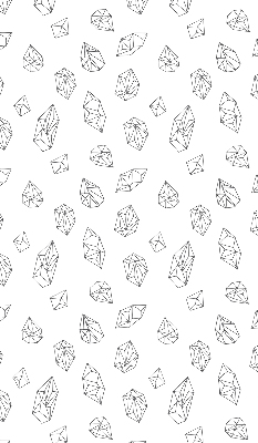 Roller blind for large window Geometric shapes