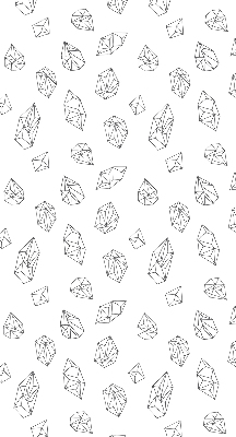 Roller blind for large window Geometric shapes