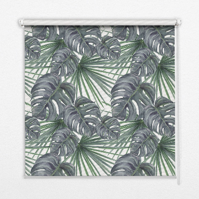Fabric roller blind Leaves