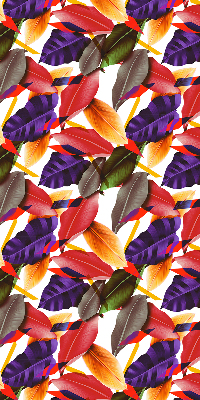 Roller blind for large window Colorful leaves