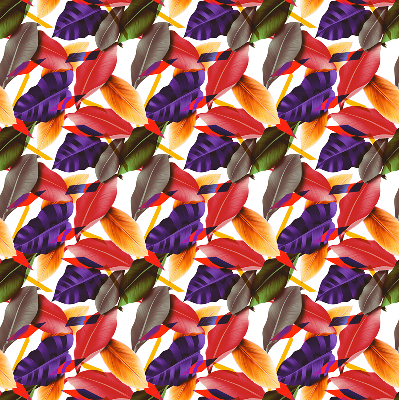 Roller blind for large window Colorful leaves