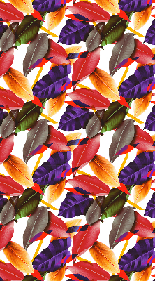 Roller blind for large window Colorful leaves