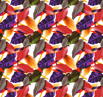Roller blind for large window Colorful leaves