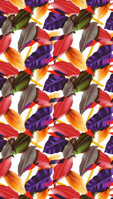 Roller blind for large window Colorful leaves