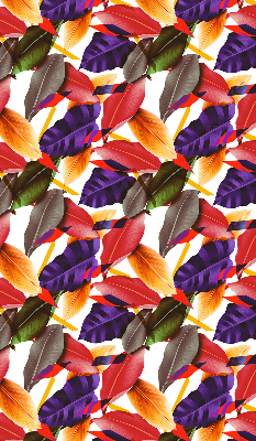 Roller blind for large window Colorful leaves