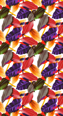Roller blind for large window Colorful leaves