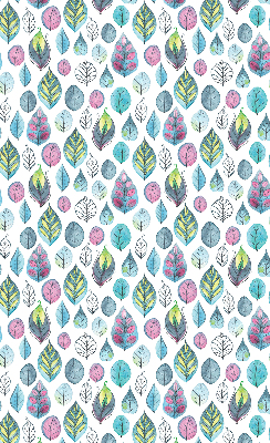 Fabric roller blind Colorful leaves